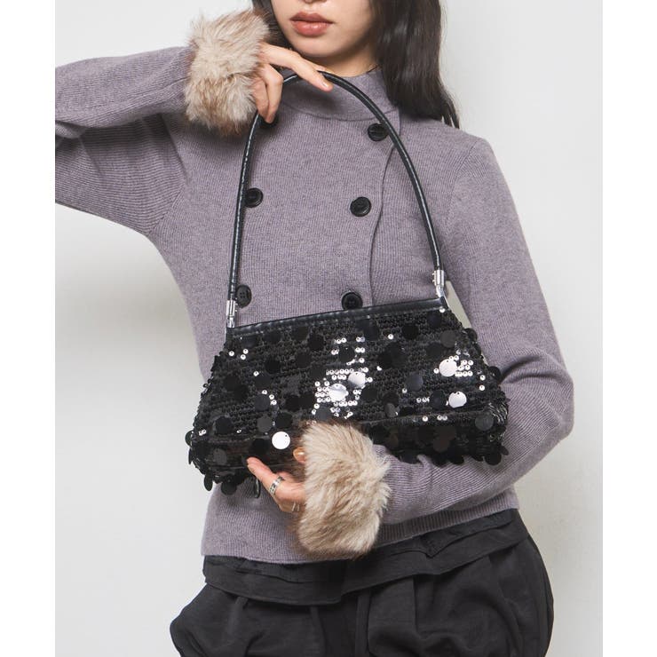 【WHO'S WHO gallery】スパンコールショルダーバッグ | PAL GROUP OUTLET | 詳細画像1 