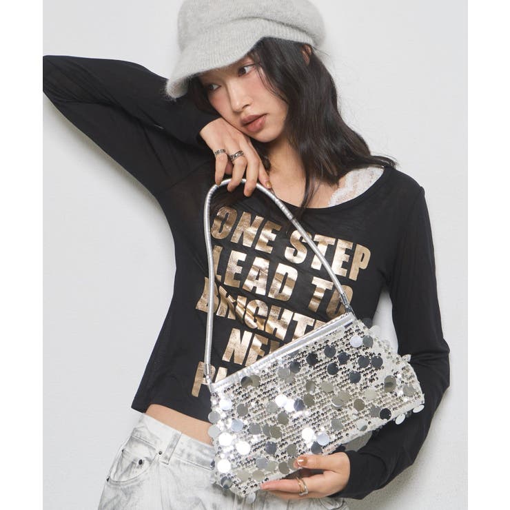 【WHO'S WHO gallery】スパンコールショルダーバッグ | PAL GROUP OUTLET | 詳細画像3 