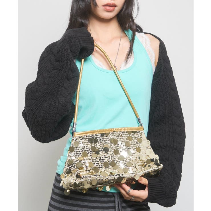 【WHO'S WHO gallery】スパンコールショルダーバッグ | PAL GROUP OUTLET | 詳細画像6 