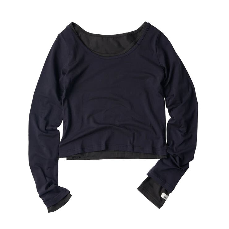 CHA/NVY | 【WHO'S WHO gallery】SLOPPY PACK L/S TEE | PAL GROUP OUTLET