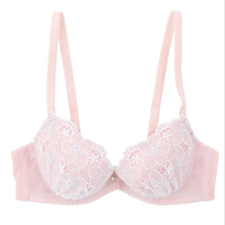 ピンク | 【EFカップ】Graceful Flower  ３/４カップブラ | palissee