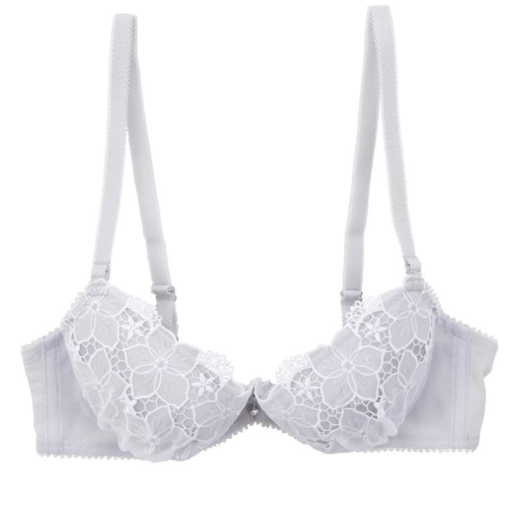 グレー | 【EFカップ】Graceful Flower  ３/４カップブラ | palissee