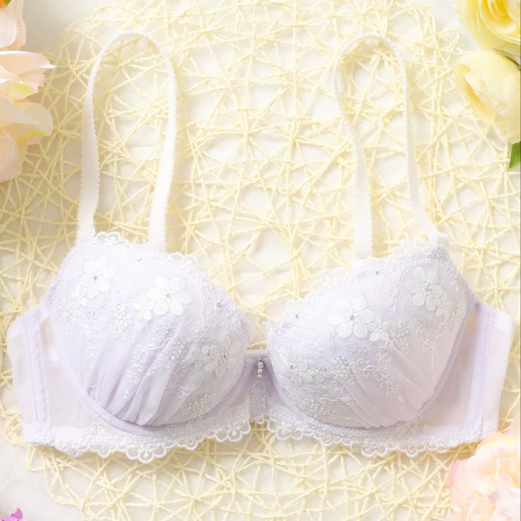 パープル | 【EFカップ】natural flower ３/４カップブラ | palissee