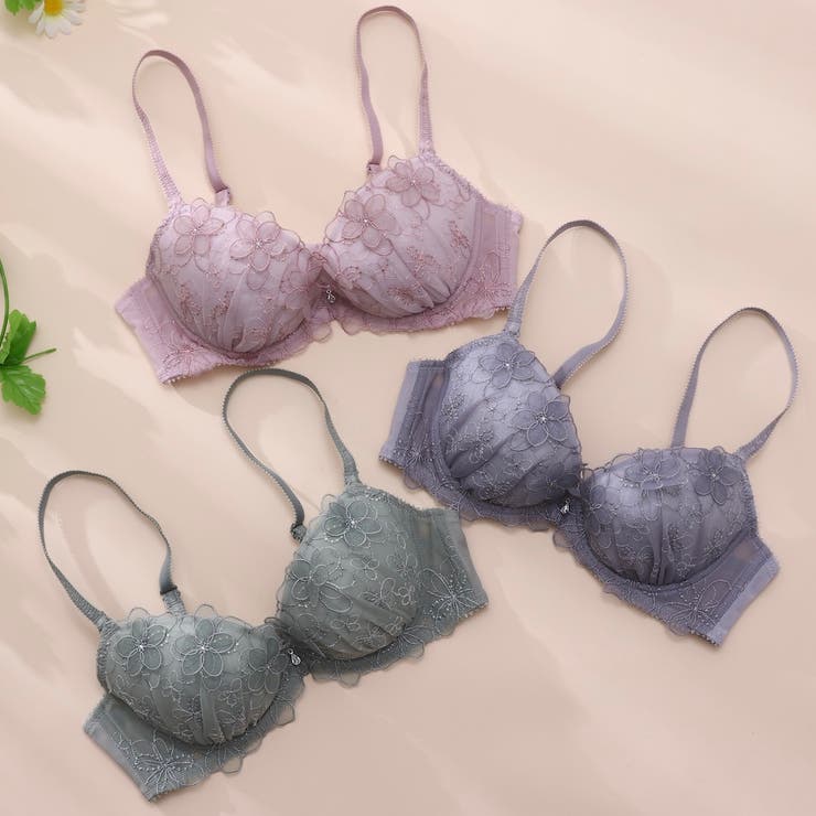 【EFカップ】ブーケアップリケ ３/４カップブラ | palissee | 詳細画像20 