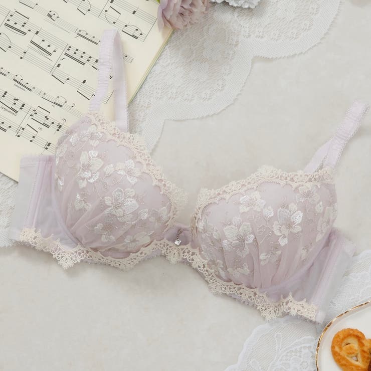 パープル | 【GHカップ】レガート ３/４カップブラ | palissee