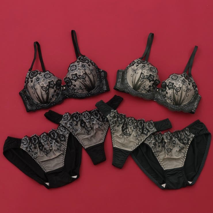 【EFカップ】パピヨンフルール ３/４モールドカップブラ＆ショーツ＋Tバック | palissee | 詳細画像13 