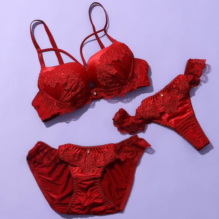 マカロニコードローズケミカル3/4モールドカップブラ＆ショーツ＋T