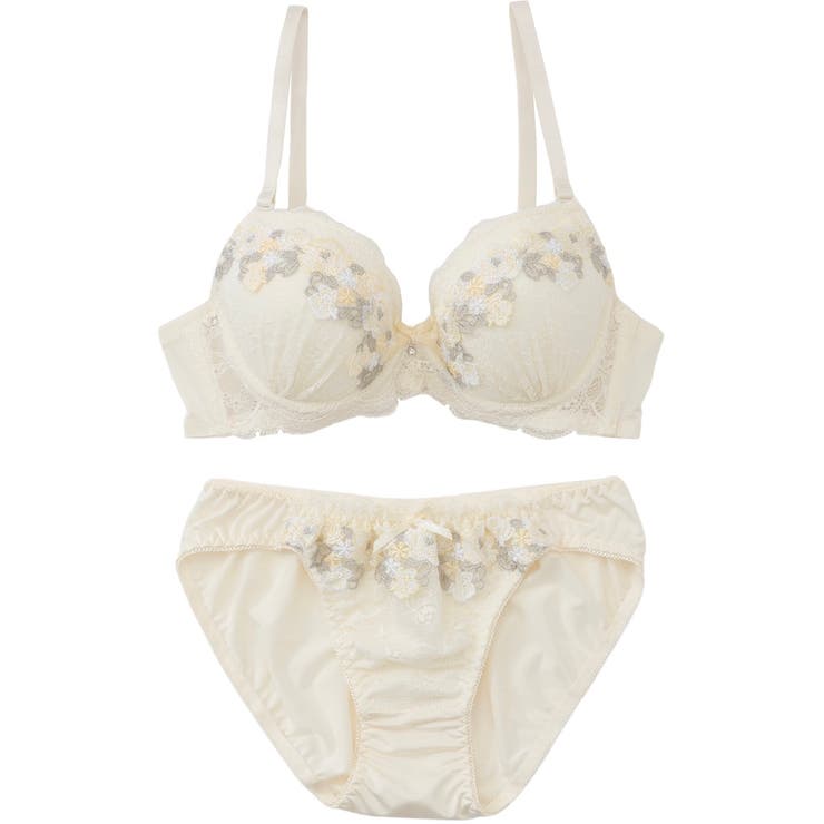 カームフラワー３/４モールドカップブラ＆ショーツ | palissee | 詳細画像10 