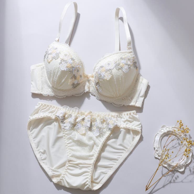 カームフラワー３/４モールドカップブラ＆ショーツ | palissee | 詳細画像2 