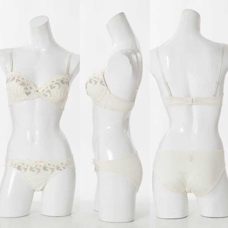 カームフラワー３/４モールドカップブラ＆ショーツ | palissee | 詳細画像3 