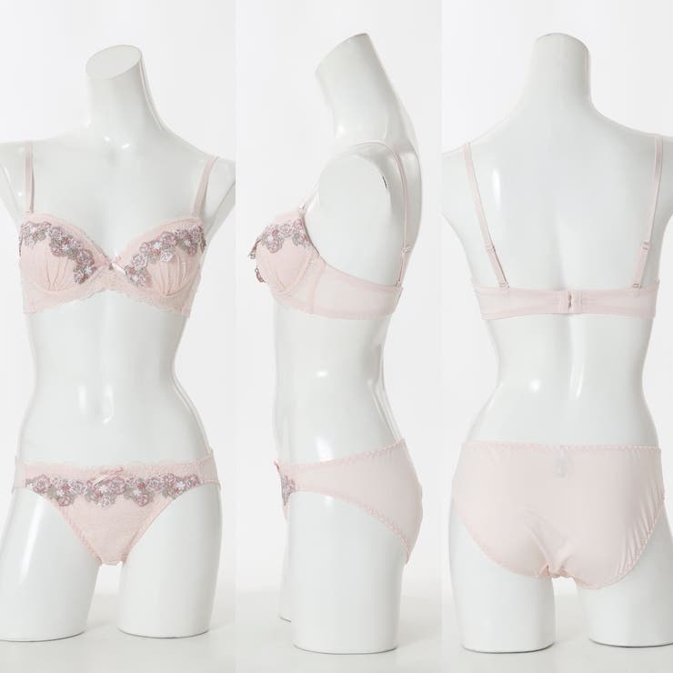 カームフラワー３/４モールドカップブラ＆ショーツ | palissee | 詳細画像4 