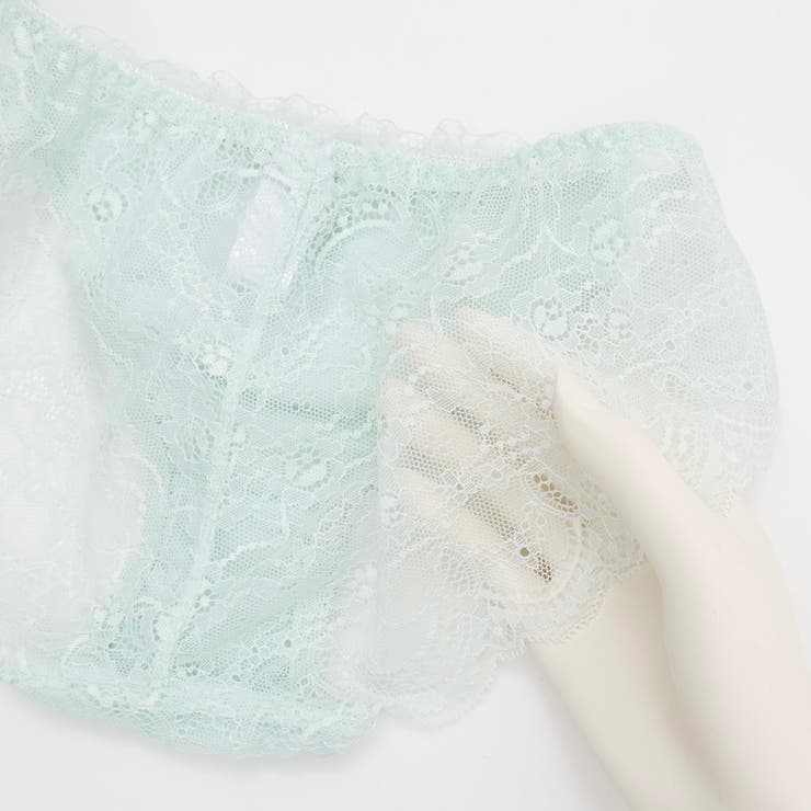 フラワーレース３/４モールドカップブラ＆ショーツ | palissee | 詳細画像8 