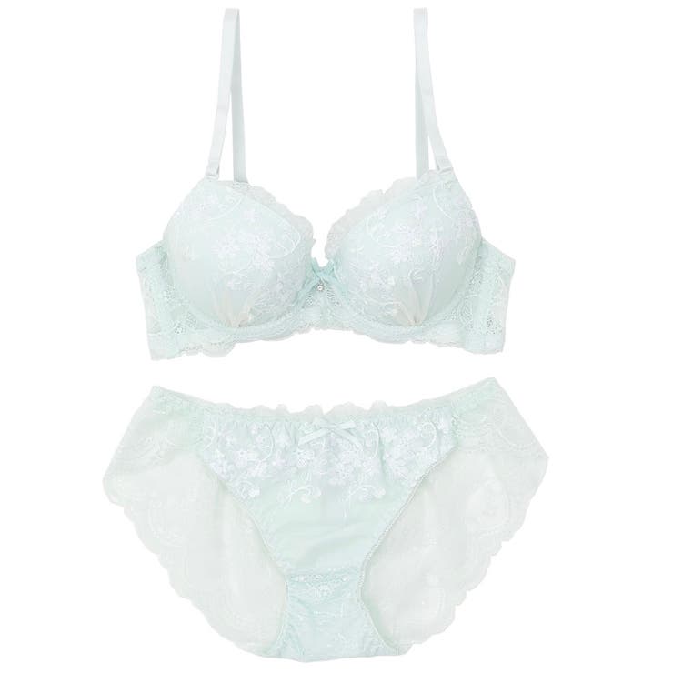 フラワーレース３/４モールドカップブラ＆ショーツ | palissee | 詳細画像11 