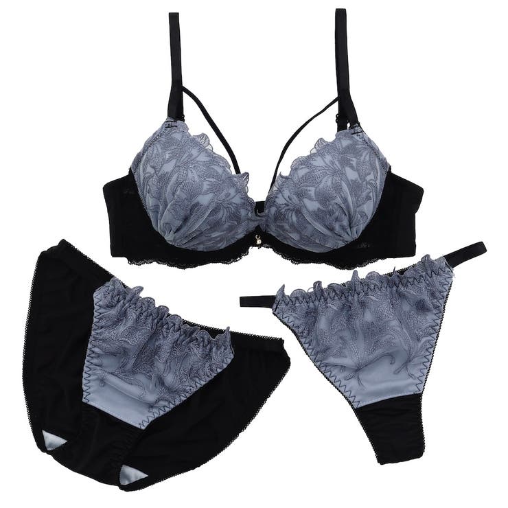 【EFカップ】Lilyレースマカロニコード３ ４モールドカップブラ＆ショーツ＋T… | palissee | 詳細画像13 