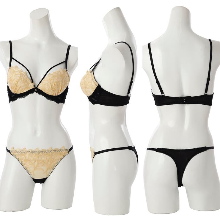 【EFカップ】Lilyレースマカロニコード３ ４モールドカップブラ＆ショーツ＋T… | palissee | 詳細画像3 