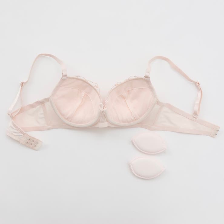 ガーリーリボンレース３/４モールドカップブラ＆ショーツ  | palissee | 詳細画像6 