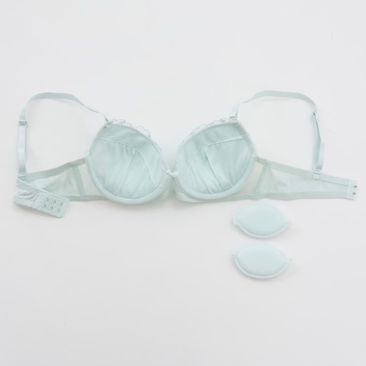 ガーリーリボンレース３/４モールドカップブラ＆ショーツ  | palissee | 詳細画像7 