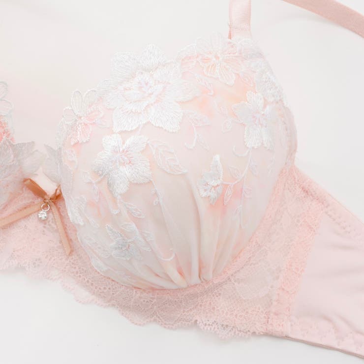 【EFカップ】フェミニンフラワープリント３/４モールドカップブラ＆ショーツ | palissee | 詳細画像6 