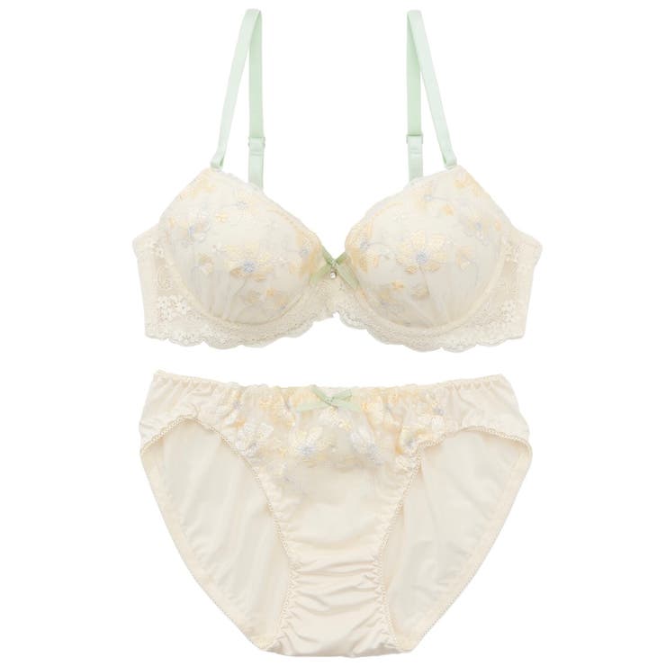 【EFカップ】エンブロイダリー３/４モールドカップブラ＆ショーツ | palissee | 詳細画像10 