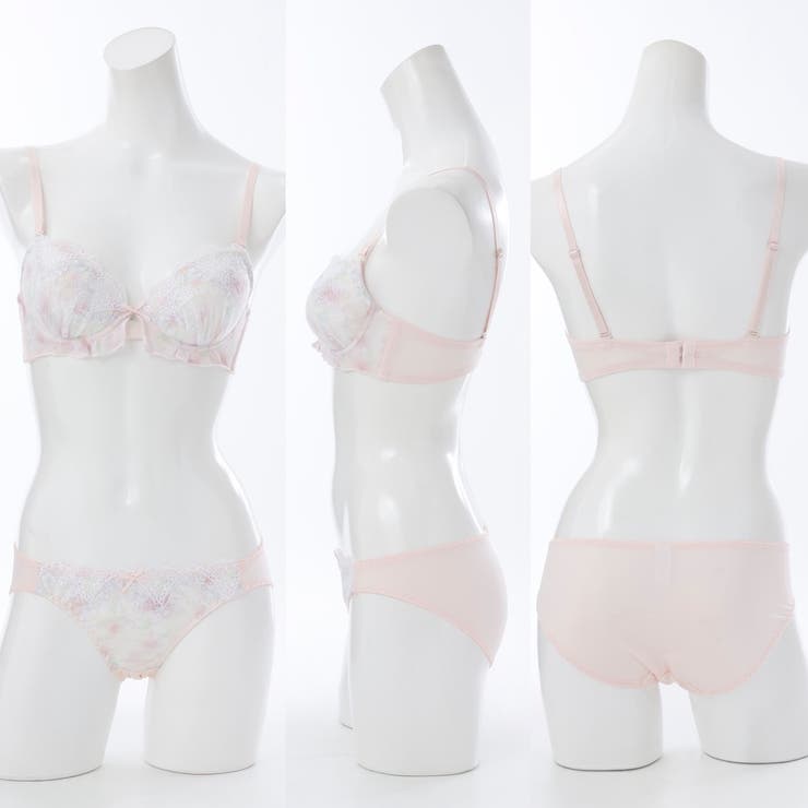 フルーフシフォンフリル３/４モールドカップブラ＆ショーツ | palissee | 詳細画像3 