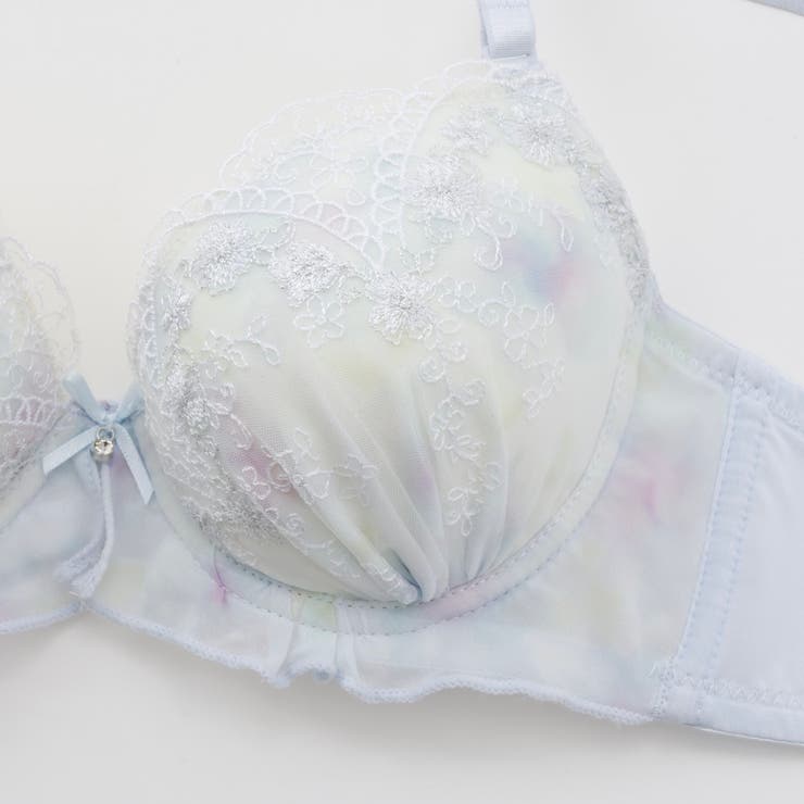 フルーフシフォンフリル３/４モールドカップブラ＆ショーツ | palissee | 詳細画像5 