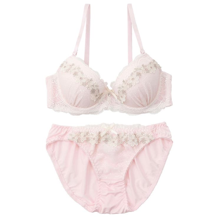 ケミカルフラワー３/４モールドカップブラ＆ショーツ | palissee | 詳細画像10 