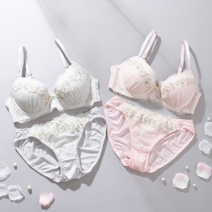 ケミカルフラワー３/４モールドカップブラ＆ショーツ | palissee | 詳細画像12 