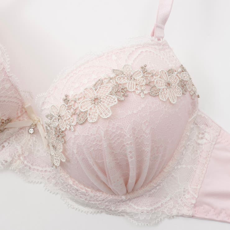 【EFカップ】ケミカルフラワー３/４モールドカップブラ＆ショーツ | palissee | 詳細画像4 