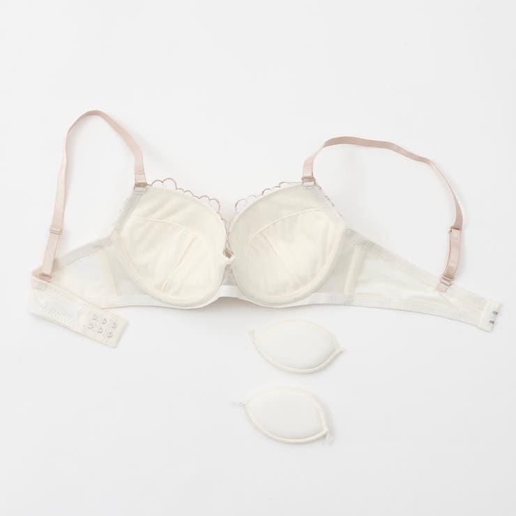 フェミニンフラワー刺繍３/４モールドカップブラ＆ショーツ | palissee | 詳細画像8 