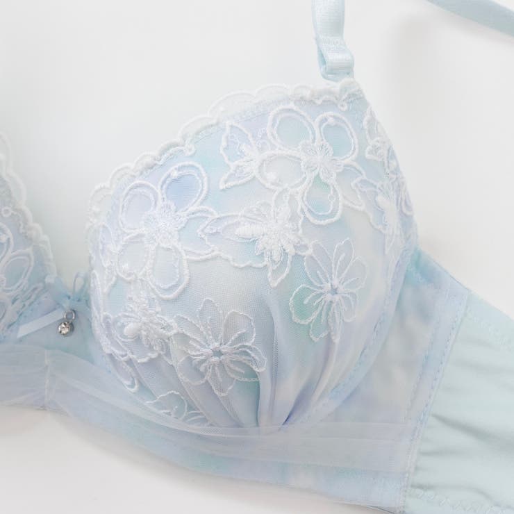 【EFカップ】パステルフラワープリント３/４モールドカップブラ＆ショーツ | palissee | 詳細画像8 