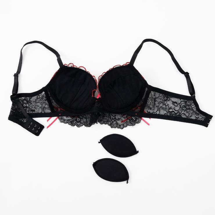 【EFカップ】ビターハートレーシィ３/４モールドカップブラ＆ショーツ | palissee | 詳細画像6 