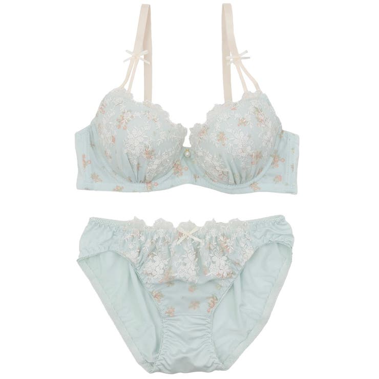 アンティークプリント３/４モールドカップブラ＆ショーツ | palissee | 詳細画像11 