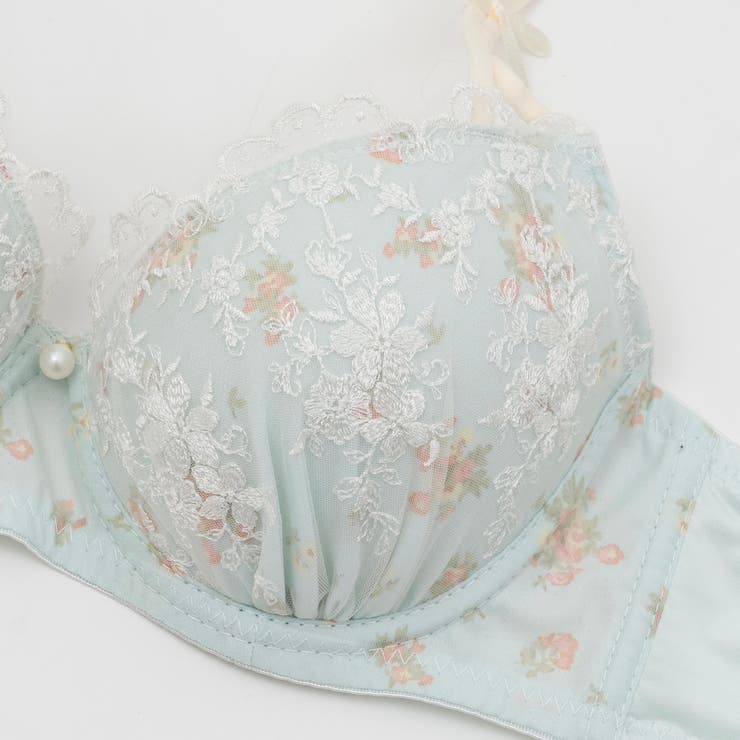 アンティークプリント３/４モールドカップブラ＆ショーツ | palissee | 詳細画像3 