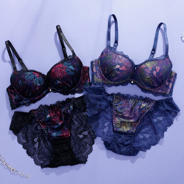 【EFカップ】ルミナスシャドウブルーム３/４モールドカップブラ＆ショーツ | palissee | 詳細画像12 