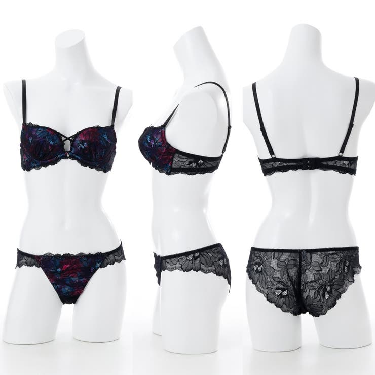 【EFカップ】ルミナスシャドウブルーム３/４モールドカップブラ＆ショーツ | palissee | 詳細画像3 