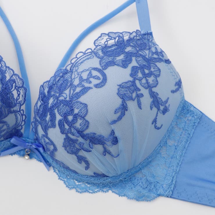 【EFカップ】レディアントフラワーレース３/４モールドカップブラ＆ショーツ | palissee | 詳細画像5 