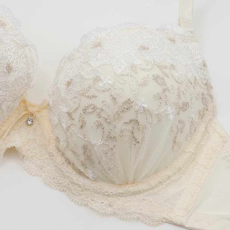 ピュアフラワー３/４モールドカップブラ＆ショーツ | palissee | 詳細画像4 