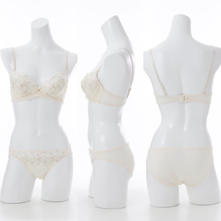 【EFカップ】ピュアフラワー３/４モールドカップブラ＆ショーツ | palissee | 詳細画像2 