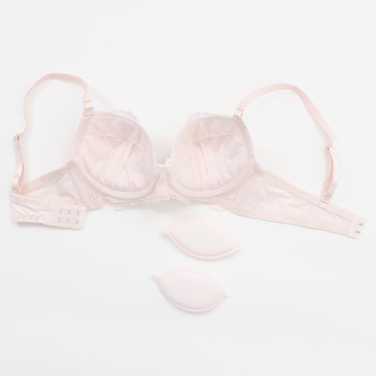 ラメフラワー刺繍３/４モールドカップブラ＆ショーツ | palissee | 詳細画像7 