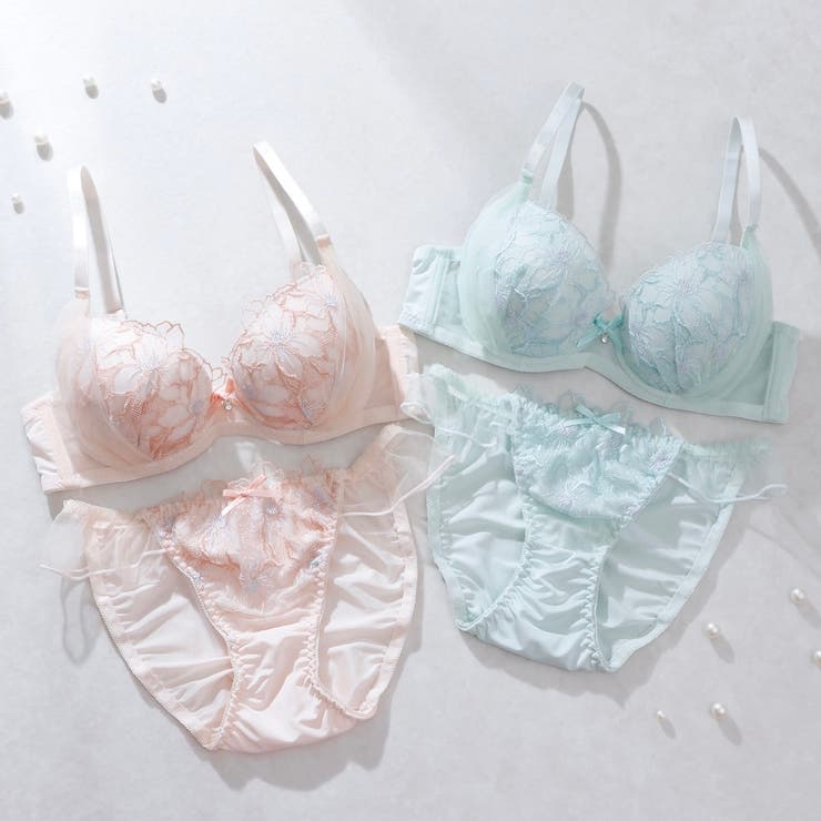 フラワーチュール３/４モールドカップブラ＆ショーツ | palissee | 詳細画像12 