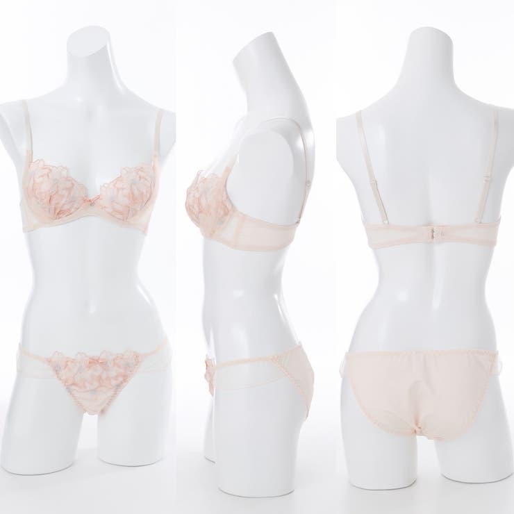 フラワーチュール３/４モールドカップブラ＆ショーツ | palissee | 詳細画像2 