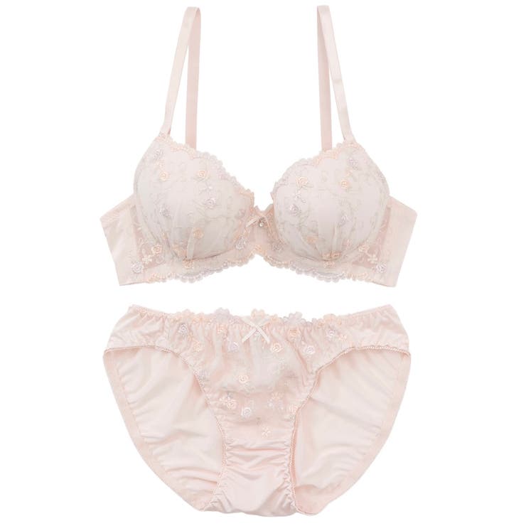 【EFカップ】プチローズ刺繍３/４モールドカップブラ＆ショーツ | palissee | 詳細画像10 