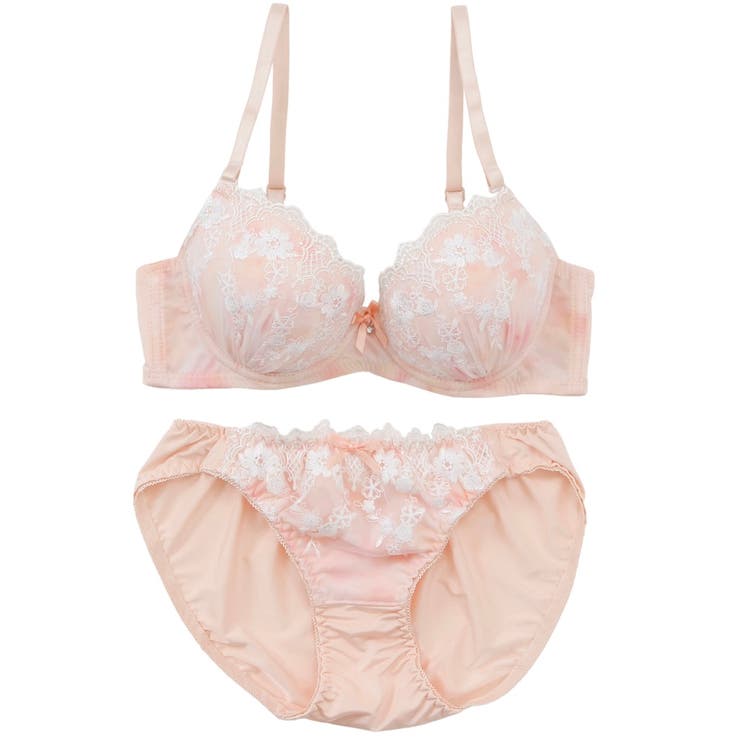 【EFカップ】グラデーションプリント３/４モールドカップブラ＆ショーツ | palissee | 詳細画像10 