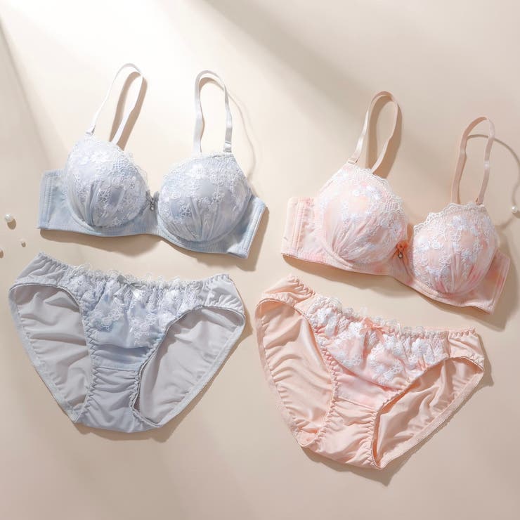 【EFカップ】グラデーションプリント３/４モールドカップブラ＆ショーツ | palissee | 詳細画像12 