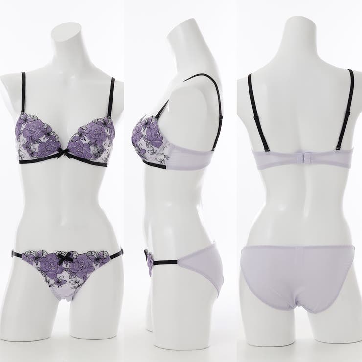 Bijou Flora３/４モールドカップブラ＆ショーツ | palissee | 詳細画像3 