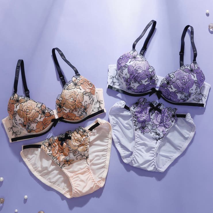 【EFカップ】Bijou Flora３/４モールドカップブラ＆ショーツ | palissee | 詳細画像12 