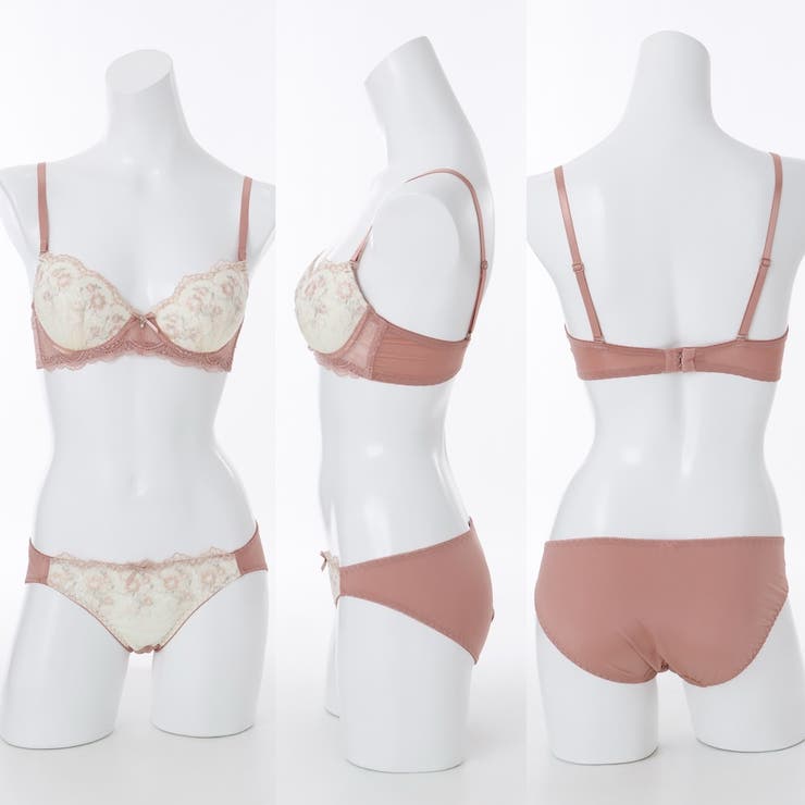 ミスティフルール３/４モールドカップブラ＆ショーツ | palissee | 詳細画像2 