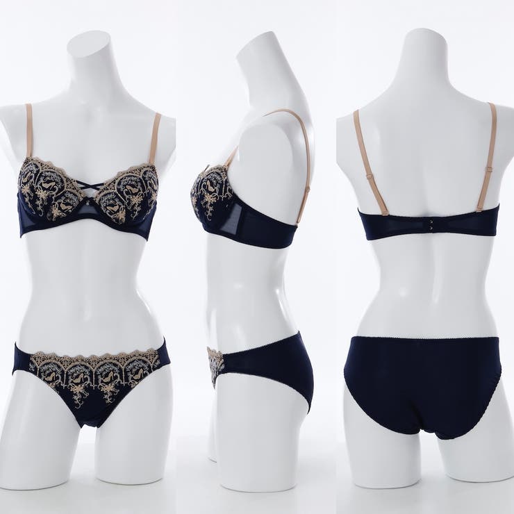 ミニュイサンドリヨン３/４モールドカップブラ＆ショーツ | palissee | 詳細画像3 