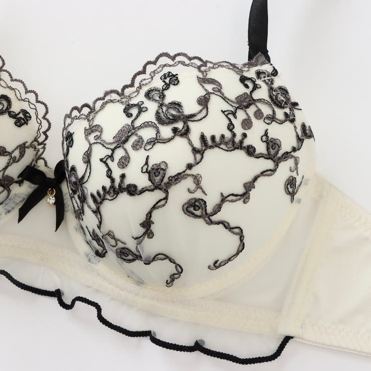 クラシカルメロディ３/４モールドカップブラ＆ショーツ | palissee | 詳細画像4 