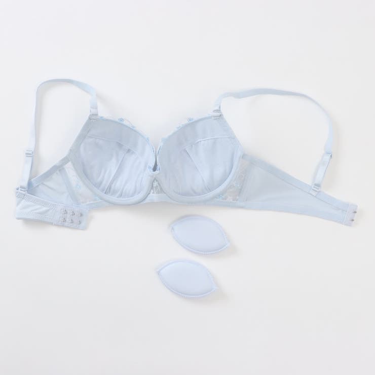 プチフラワー刺繍３/４モールドカップブラ＆ショーツ | palissee | 詳細画像7 